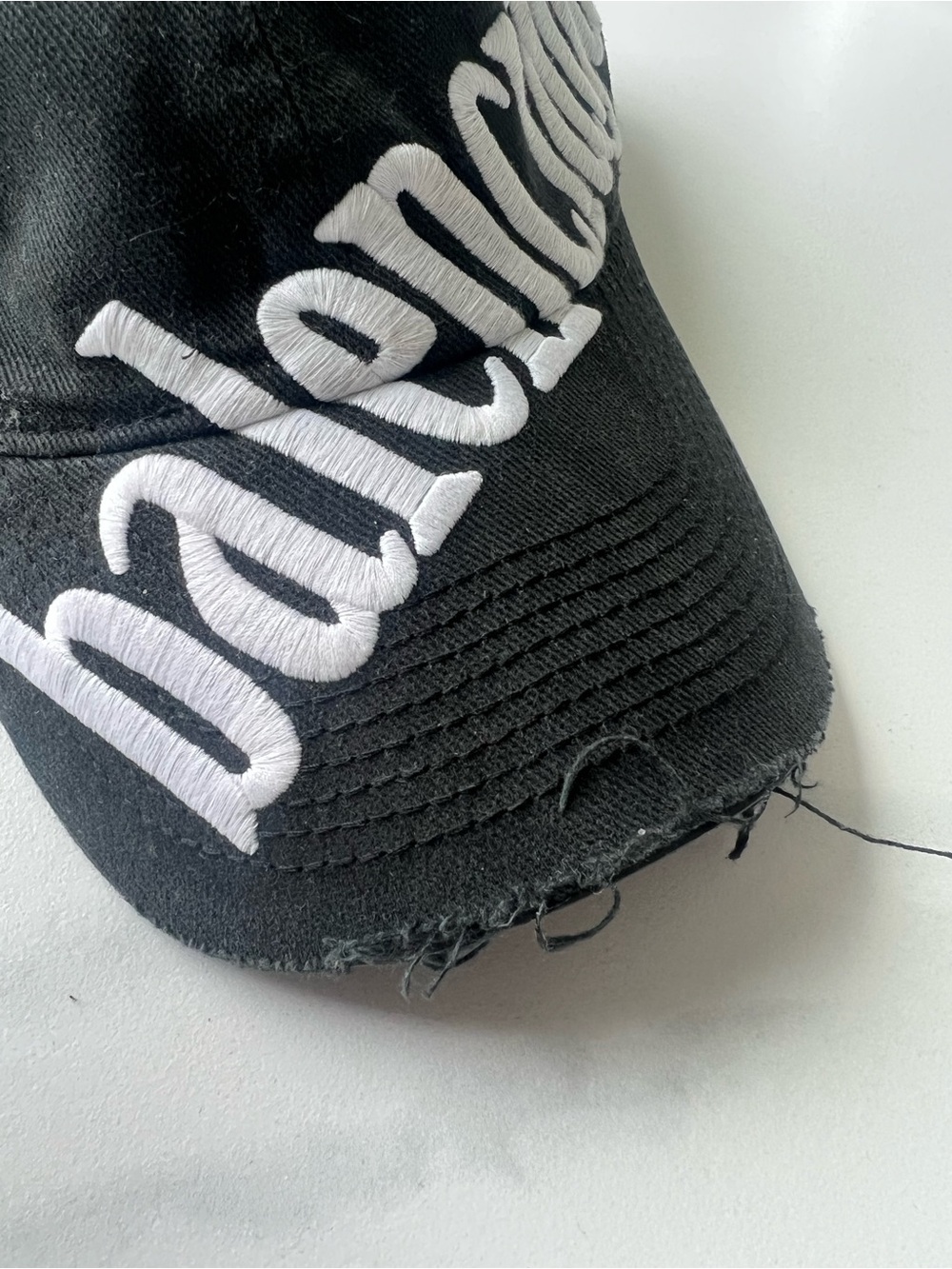 Balenciaga Black Baseball Cap size Small - Picture 6 of 8